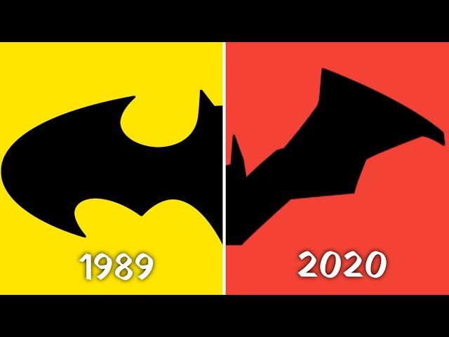 How The Batman Movie Logo Has Evolved From Keaton To Robert Pattinson New Batman Logo Over The Years