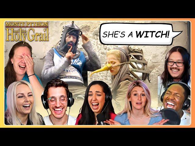 BEST "She's A Witch!" Reactions  Monty Python and the Holy Grail Movie Reaction Mashup