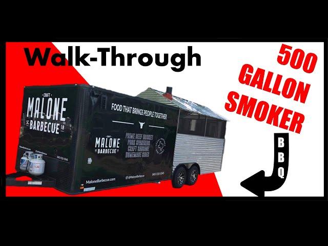 BBQ Food Truck / Trailer Walkthrough - 500 Gallon!!!!