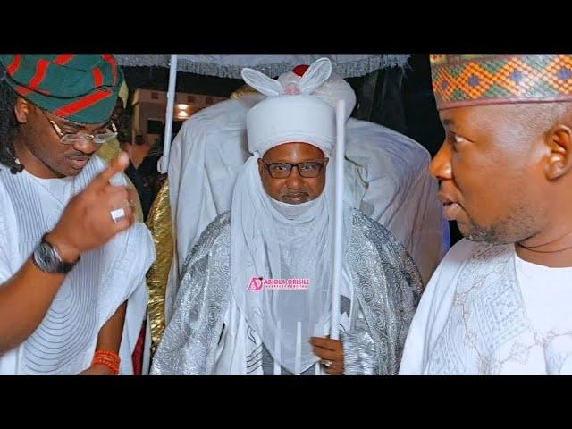 Arrival of the Alh.(Dr.) Hassan Ahmad Abdullahi Yankanaje, the Emir of Uke kingdom, Nasarawa state.