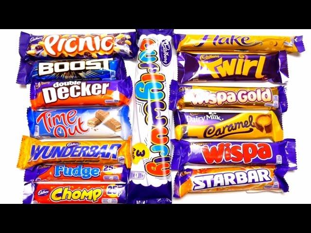 Chocolate Bars Collection - Double Decker, Wunderbar, Fudge, Wispa Twirl, Flake