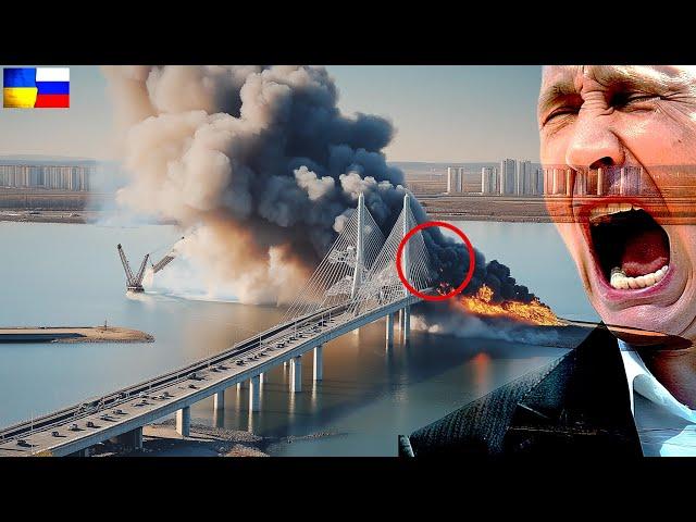 just now! F-16 Cripples Russia's Vital Heart: Crimean Bridge Destroyed