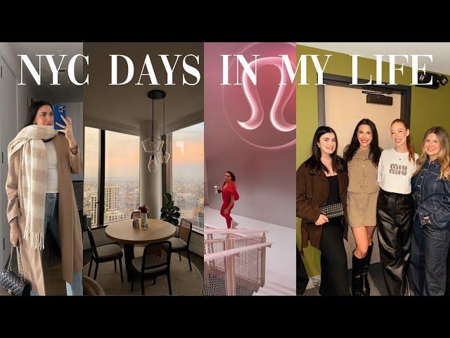 VLOG: days in my life in NYC! getting out of my comfort zone + fun friends in the city + self care