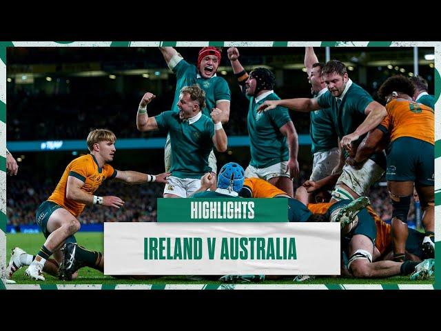 Highlights: Ireland Edge Out Australia In A Thrilling IRFU 150 Test