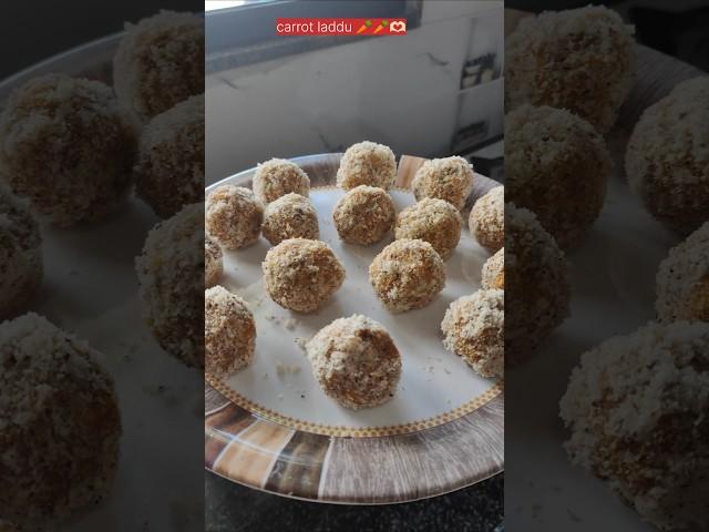 carrot laddu  #cooking #cravings#healthy#food lover #viral short #
