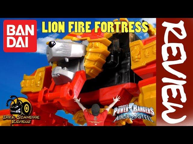 Bandai Power Rangers: Ninja Steel│LION FIRE FORTRESS Review [German/Deutsch]