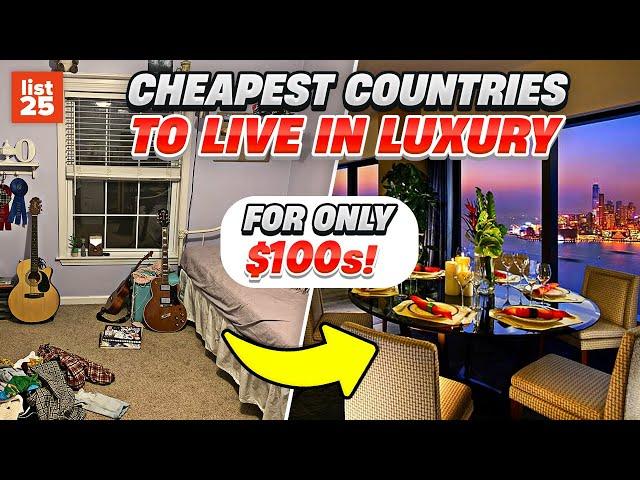 25 BEST Cheapest Countries to Live In Luxury