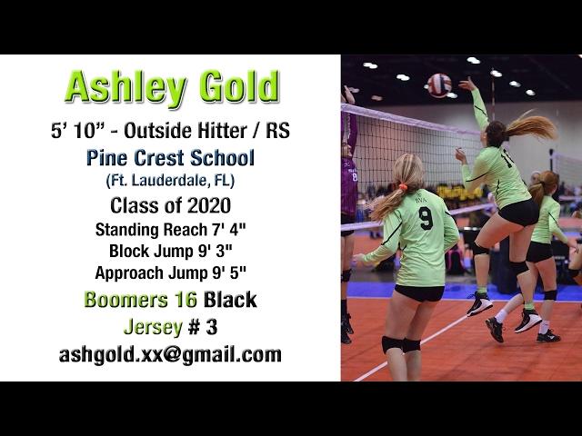 Ashley Gold - Class of 2020 - Volleyball Skills Video