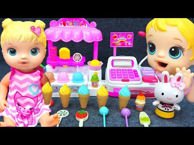 64 Minutes Relaxing With Ice Cream Playset Unboxing  Cash Register Toys ASMR  Galaxy Unboxing