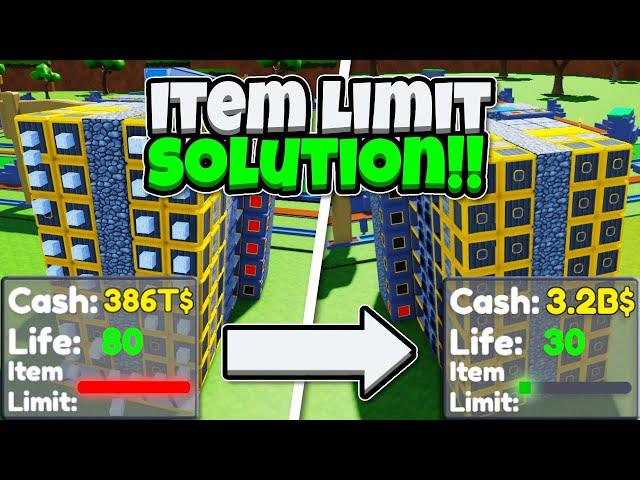 How to fix the item limit in Block Tycoon ROBLOX