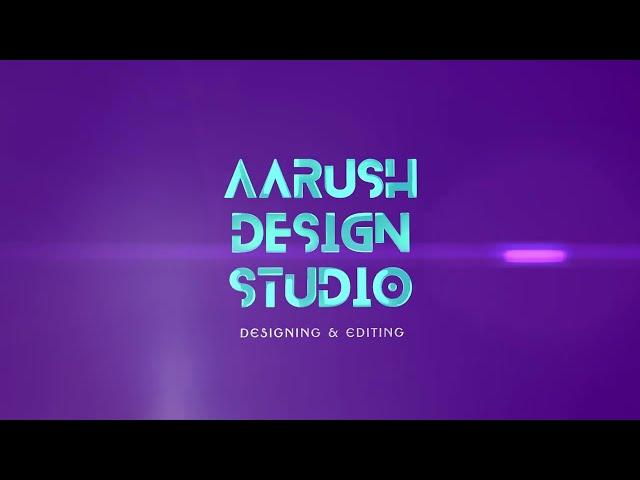 Aarush Design Studio Logo Intro 2022 | After Effect | Intro