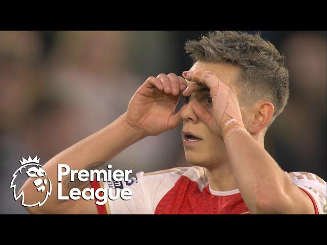 Leandro Trossard's top corner score gives Arsenal the lead over Wolves | Premier League | NBC Sports