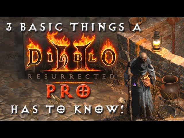 3 Important Basics for Rushing and Leveling [Diablo 2 Resurrected Info]