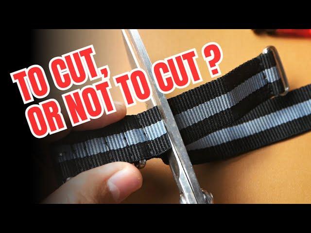 NATO Strap as Single Pass ? (Why and How to cut NATO strap)