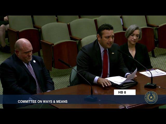 James Quintero Testifies on Texas House Property Tax Plan