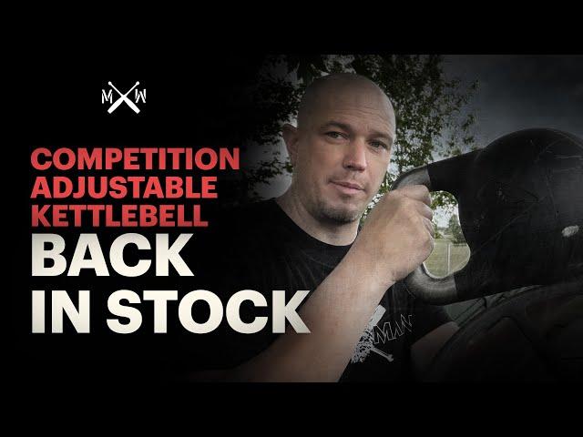 Best Kettlebell is Back in Stock - Wildman Athletica Competition Adjustable Kettlebell