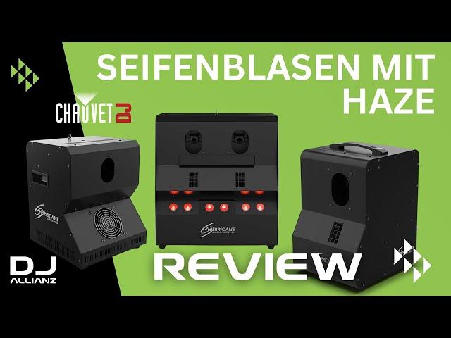 Seifenblasen mit Haze gefüllt die Bubble Haze Maschinen von Chauvet DJ