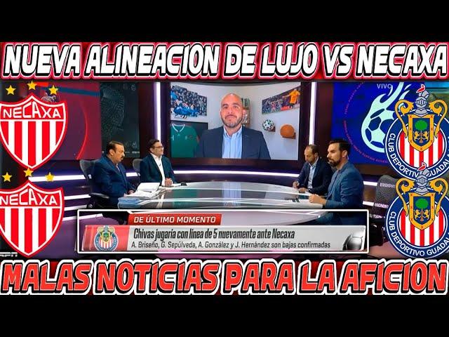  REPORTE DE ULTIMA HORA DEL REBAÑO! NUEVA ALINEACION VS NECAXA! DURAS BAJAS POR LESION! ANALISIS!