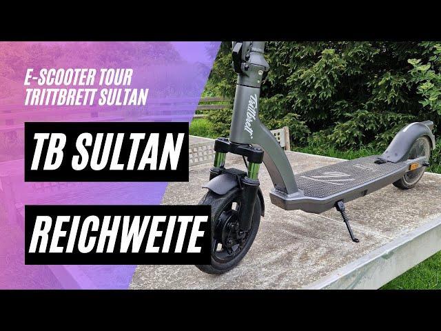  Trittbrett Sultan  Reichweitentest (36V, 15AH, 500W)