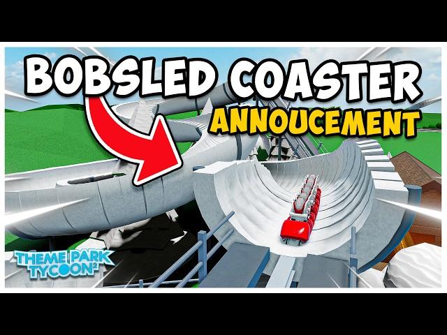 Bobsled Coaster UPDATE in Theme park Tycoon 2!