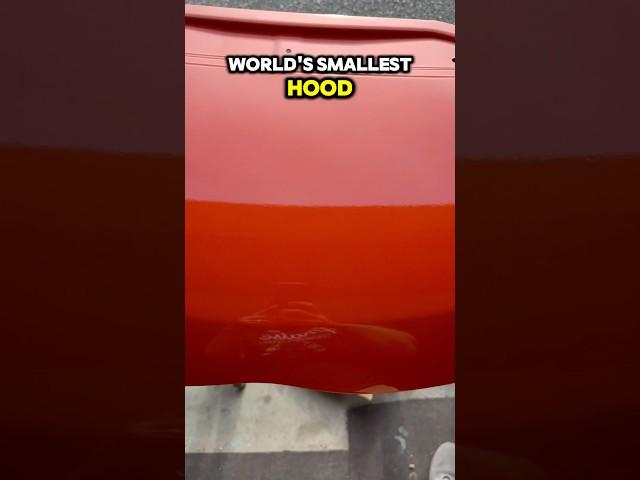 I Painted The WORLDS SMALLEST Hood #shorts #paintrepair #howto