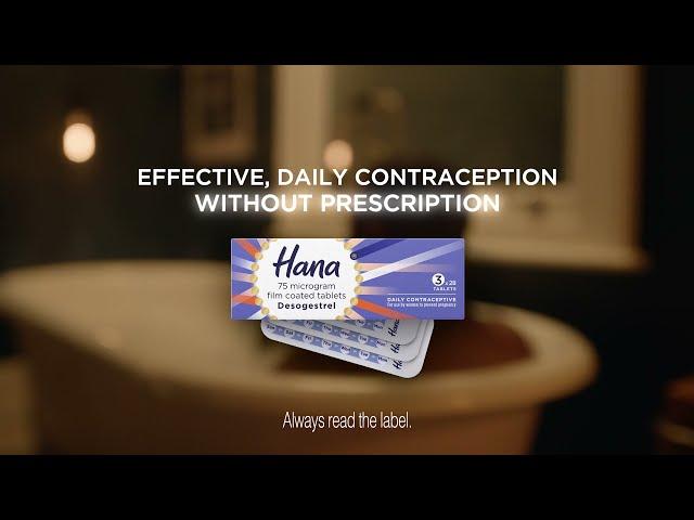 Introducing Hana, a daily contraception without prescription