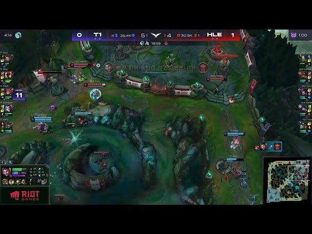 That's why you have to ban oner's lee sin | LCK Spring Split 2022 T1 vs HLE