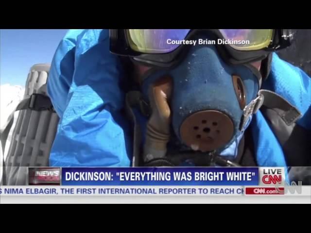 Brian Dickinson Blind Descent interview with Anderson Cooper