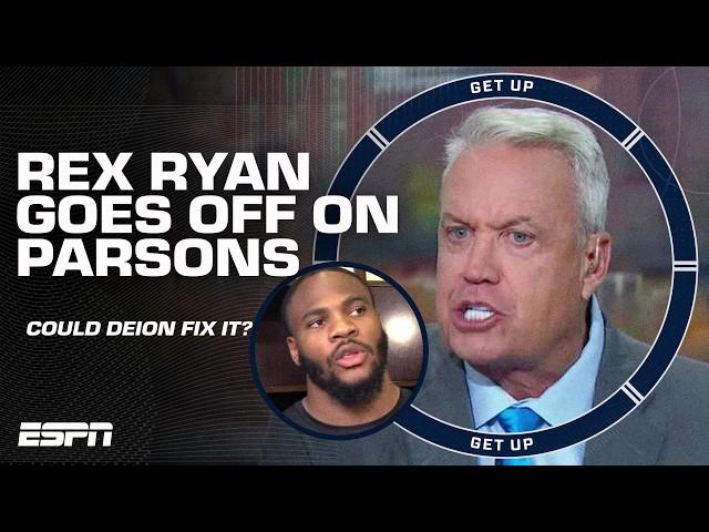 Rex Ryan calls for DEION SANDERS to coach the Dallas Cowboys ️ 'He would DEMAND RESPECT!' | Get Up