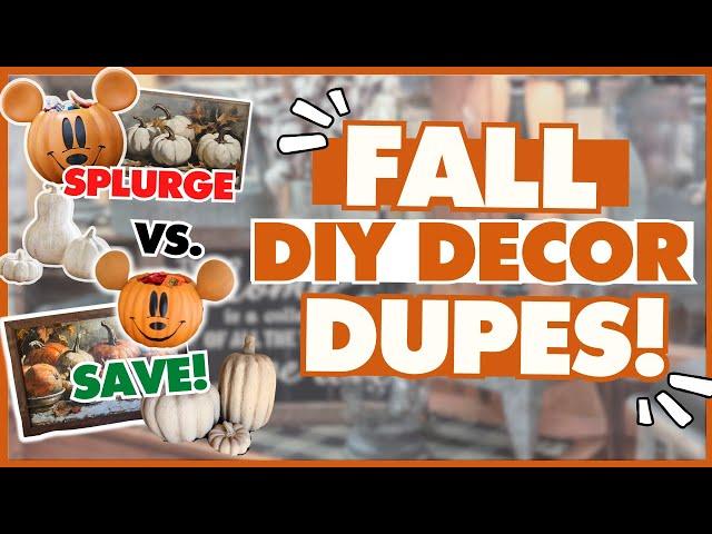 NEW Fall Home Decor DIYs  Get the high-end look for less with these FALL DUPE DIYS! 