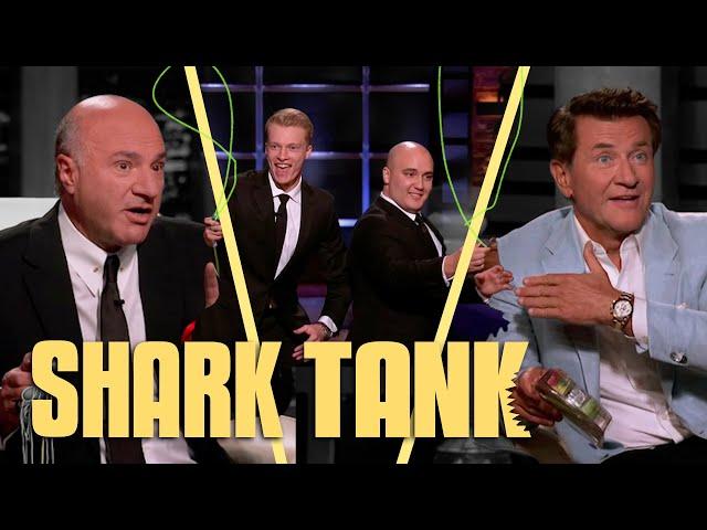 Kevin & Robert Fight For A Deal With Zip String! | Shark Tank US | Shark Tank Global