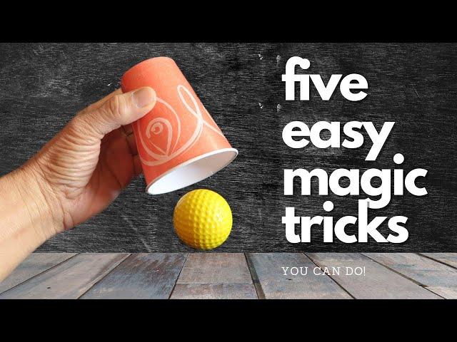 Five Easy Magic Tricks You Can Do - Tricks You Can Do At Home #easymagictricks #magictricktutorial