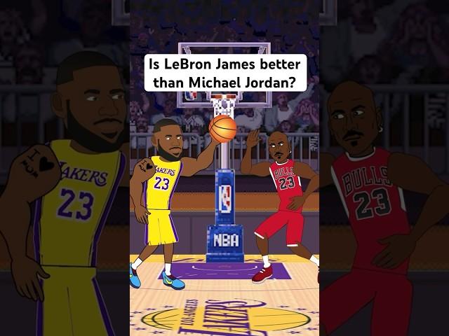 Is LeBron James Better than Michael Jordan? #nba