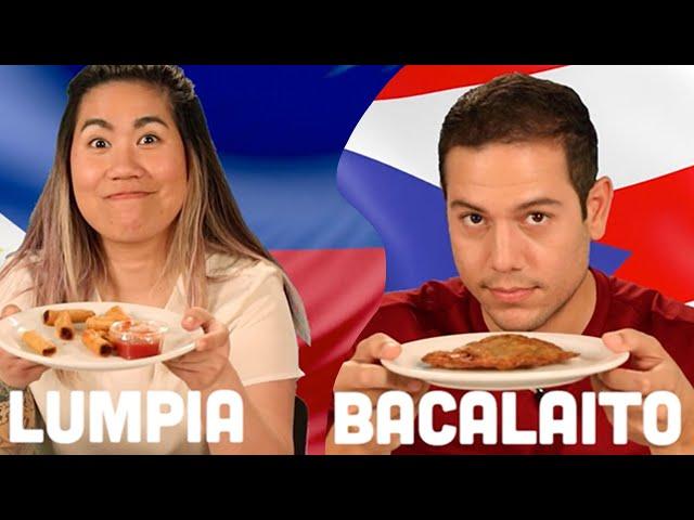 Puerto Ricans and Filipinos Swap Traditional Meals