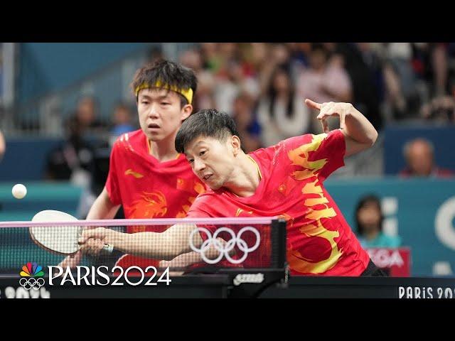 China gets the upper hand on Sweden again in men's team table tennis | Paris Olympics | NBC Sports