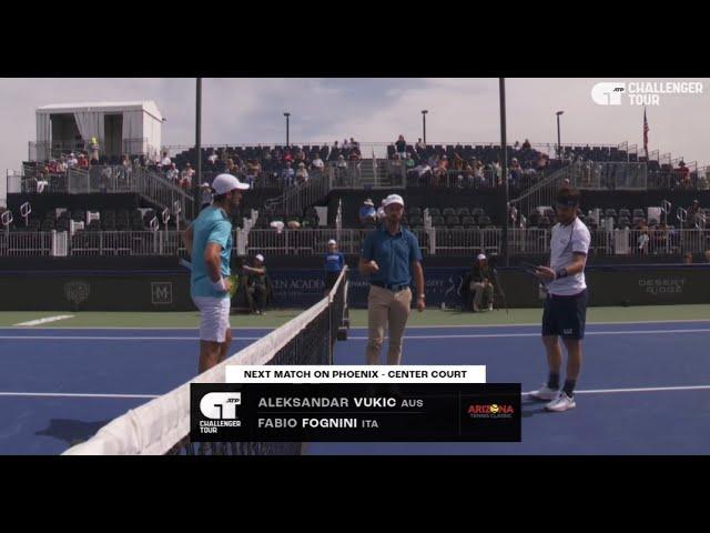 Aleksandar Vukic vs Fabio Fognini | R2 Phoenix • Highlights