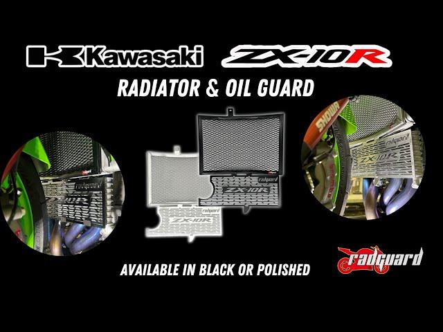 Kawasaki Ninja ZX10R & ZX10RR Rad Guard & Oil Cooler Guard Installation (2023-2024 models)