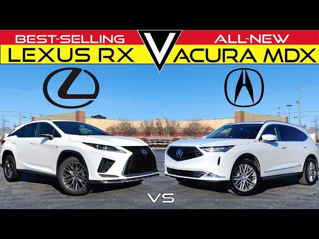 BEST SELLER BATTLE! -- 2022 Acura MDX vs. 2021 Lexus RX 350: Comparison