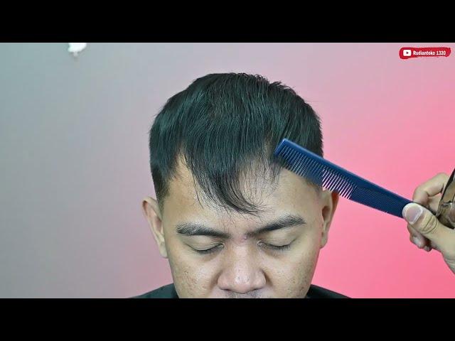 MUST SEE..!!!" Model yang cocok untuk Jidat lebar dan Rambut tipis - Barber Tutorial