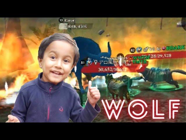 umar play wolf game | super popo game saad