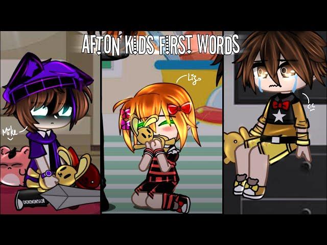 Afton Kids First Words // Past Afton's Family // FNaF // Sparkle_Aftøn