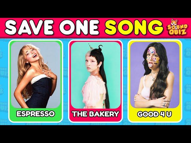 SAVE ONE SONG  Most Popular Songs Ever | Music Quiz Challenge