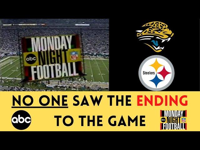 The CRAZIEST BROADCAST CONTROVERSY in Monday Night Football HISTORY | Steelers @ Jaguars (1997)