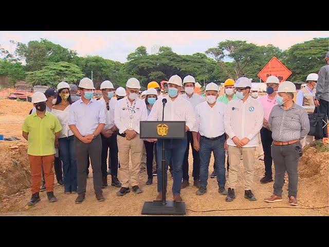 Visita a las obras del Acueducto Metropolitano Francisco de Paula Santander, en Cúcuta