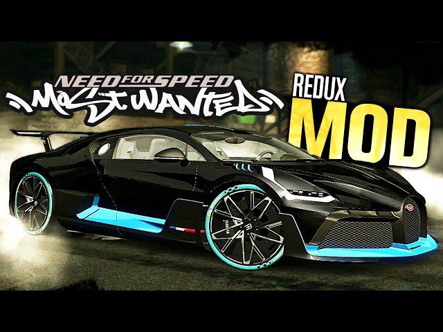 NFS Most Wanted BEST Graphics REDUX MOD! (New Cars, Textures & Customization)