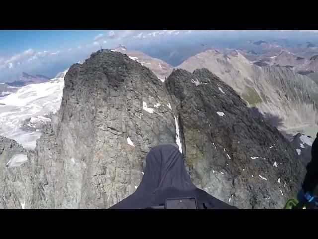 Paragleiten mit zwei Steinadlern auf über 4000 Meter am Glockner.....