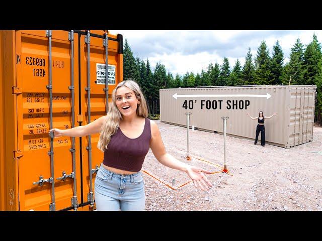 BUILDING A SHIPPING CONTAINER WORKSHOP!