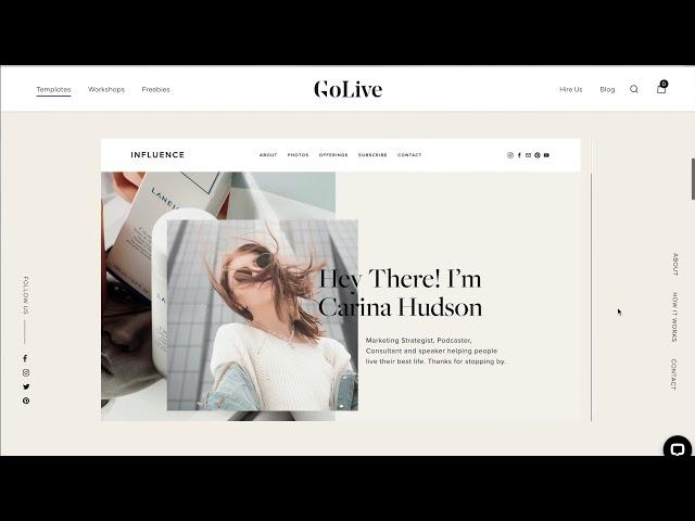 How Our Squarespace Website Templates Work - From GoLive