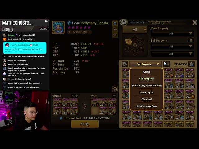 RTA Wings for a viewer + Summon + Upgrading Legend Runes With Speed Sub