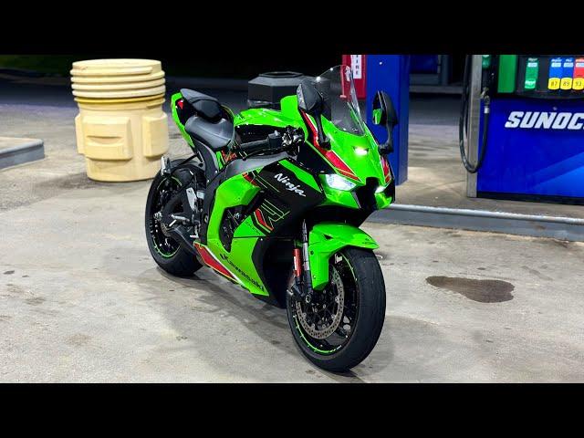 FIRST RIDE on the Ninja ZX10R to a MEET!! This Bike is WAY TOO FAST